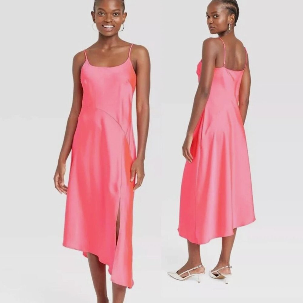 NWT A New Day (Target) Hot Pink Slip Dress - Size S